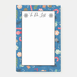 Notas Post-it® Candy Canes y Navidades envueltos pueden hacer la 