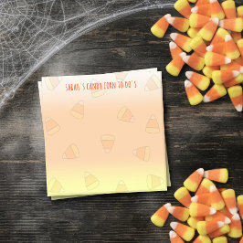 Notas Post-it® Candy Corn To Do Personalizado Post it Notes