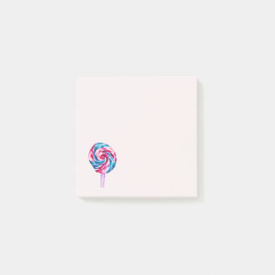 Notas Post-it® Candy lollipop acuarela dulce arte