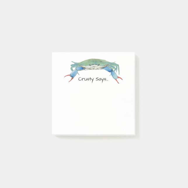 Notas Post-it® Cangrejo (Anverso)