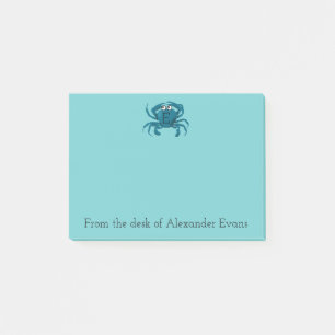 Notas Post-it® Cangrejo azul