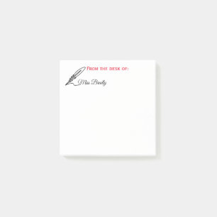 Notas Post-it® Canilla - del escritorio del personalizado