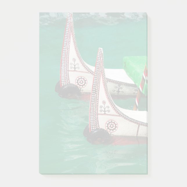 Notas Post-it® Canoa de la gente aborigen (Anverso)