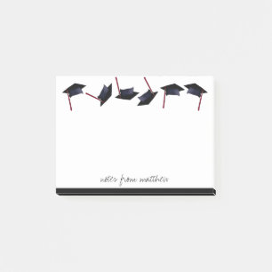 Notas Post-it® Capas de graduación personalizadas que se han vuel