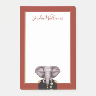 Notas Post-it® Capitán Elephant el   añade su nombre