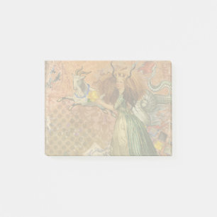 Notas Post-it® Capricorn Mujer Goat Whimsical Fun