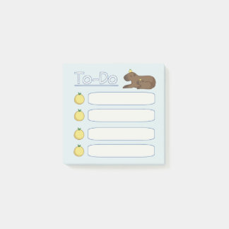 Notas Post-it® Capybara To-Do List Memo