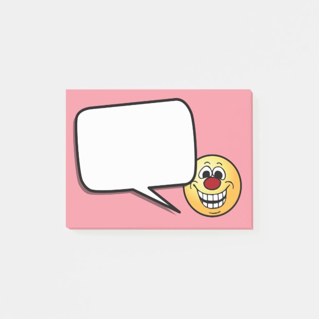 Notas Post-it® Cara alegre Grumpey (Anverso)