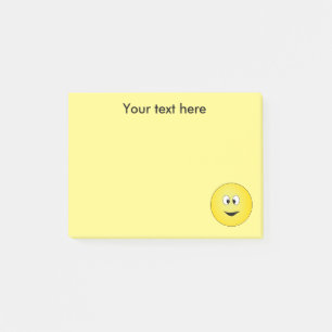 Notas Post-it® Cara amarilla cruzada personalizada