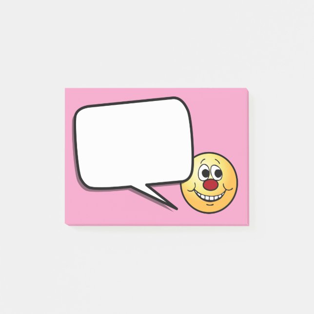 Notas Post-it® Cara asustada Grumpey (Anverso)