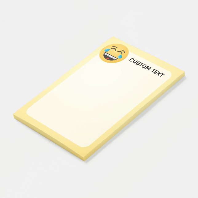 Notas Post-it® Cara con lágrimas de alegría (En perspectiva)