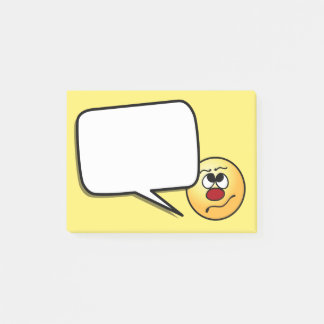 Notas Post-it® Cara confusa Grumpey