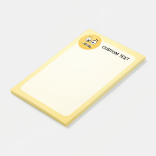 Notas Post-it® Cara de boca de cremallera