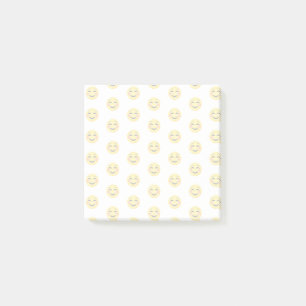 Notas Post-it® Cara de Emoji sonriente