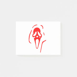 Notas Post-it® Cara de fantasma de grito