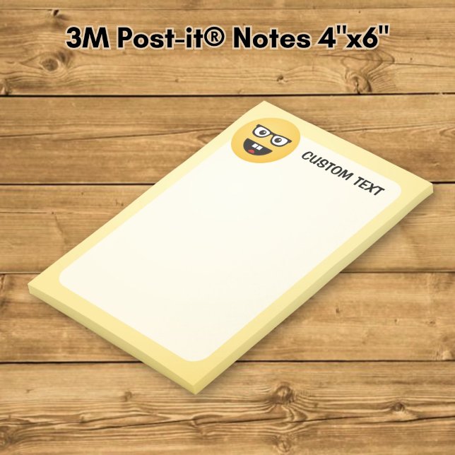 Notas Post-it® Cara de friki (Subido por el creador)