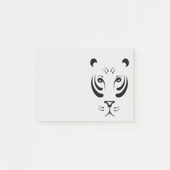 Notas Post-it® Cara del tigre (Anverso)