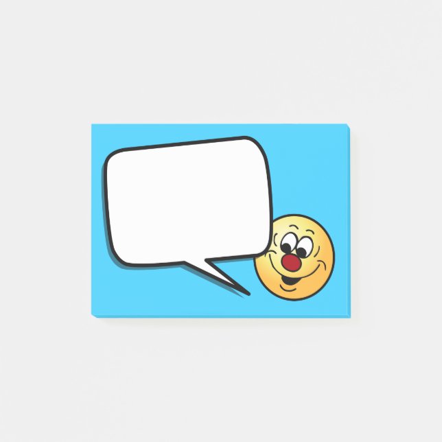 Notas Post-it® Cara distraída Grumpey (Anverso)