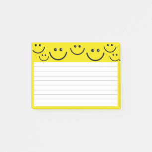Notas Post-it® Cara feliz