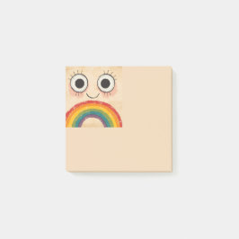 NOTAS POST-IT® CARA FELIZ ARCOÍRIS