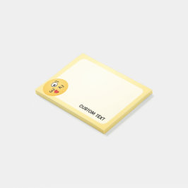 Notas Post-it® Cara lanzando un beso
