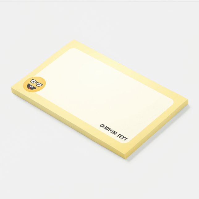 Notas Post-it® Cara nerviosa (En perspectiva)