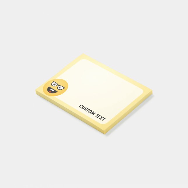 Notas Post-it® Cara nerviosa (En perspectiva)