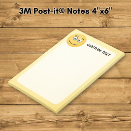 Notas Post-it® Cara sonriente con ojos abiertos