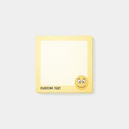 Notas Post-it® Cara sonriente con ojos abiertos