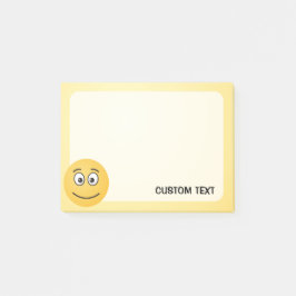 Notas Post-it® Cara sonriente con ojos abiertos