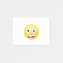Notas Post-it® Cara sonriente grande
