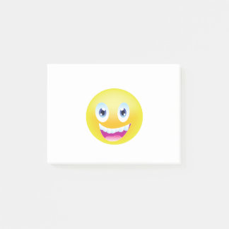 Notas Post-it® Cara sonriente grande