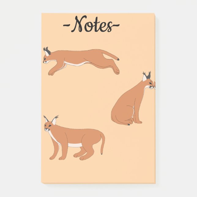 Notas Post-it® Caracales  (Anverso)