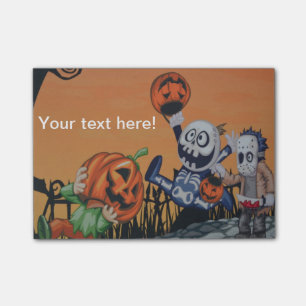 Notas Post-it® Caracteres de Halloween