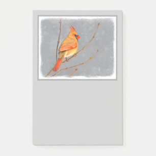 Notas Post-it® Cardenal sobre pintura de bifurcaciones - Arte de