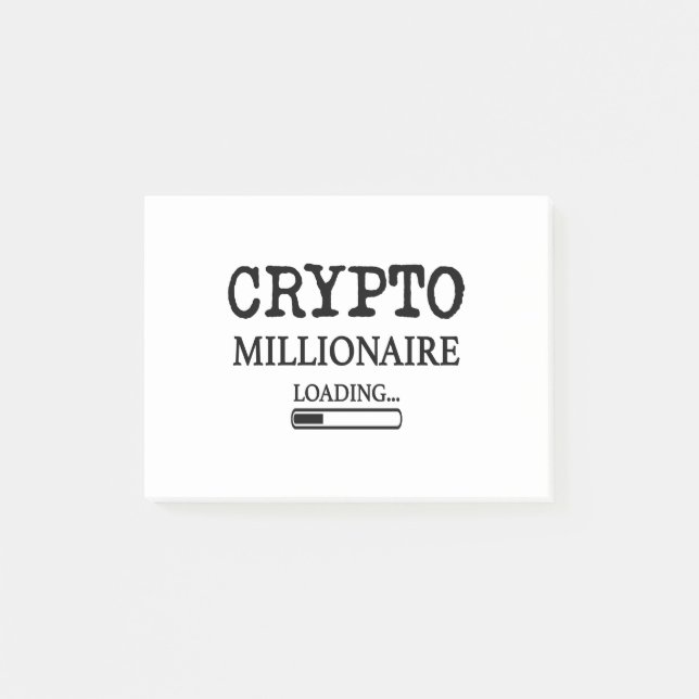 Notas Post-it® Carga de Crypto Millionaire (Anverso)