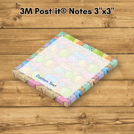Notas Post-it® Caricatura de peces