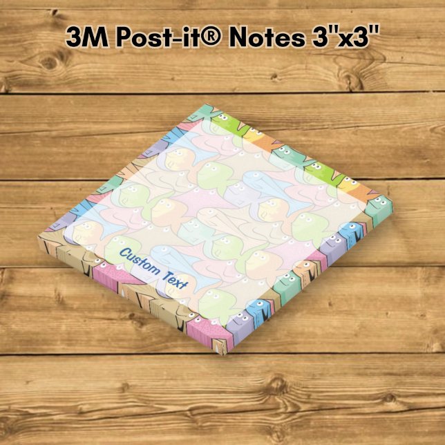 Notas Post-it® Caricatura de peces (Subido por el creador)