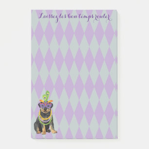 Notas Post-it® Carnaval Rottweiler