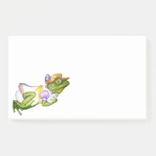 Notas Post-it® Carousel Animal Frog Photo 10x6 Notes (Anverso)