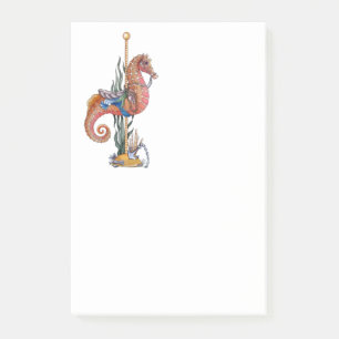 Notas Post-it® Carousel Seahorse