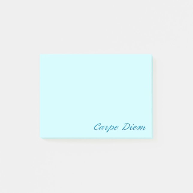 Notas Post-it® carpe diem - tomar el día (Anverso)