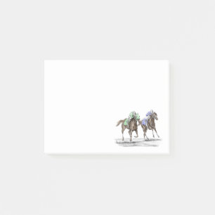 Notas Post-it® Carreras de caballos tosados