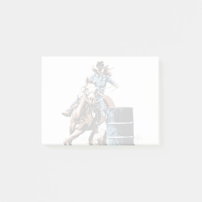 Notas Post-it® Carreras del barril (Anverso)