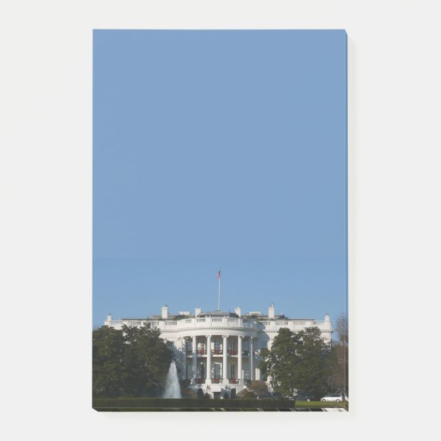 Notas Post-it® Casa Blanca navidades de días festivos Washington  (Anverso)