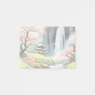 Notas Post-it® Casa de acuarela Zen Post-It Note