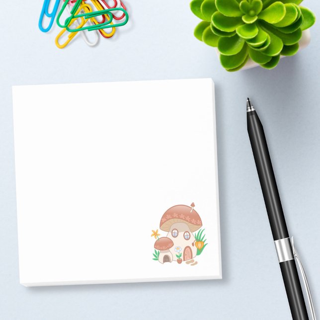 Notas Post-it® Casa de hongos de hadas de hadas (Subido por el creador)