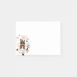 Notas Post-it® Casa encantada del feliz Halloween