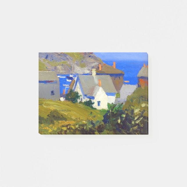 Notas Post-it® Casas Edward Hopper Monhegan (Anverso)