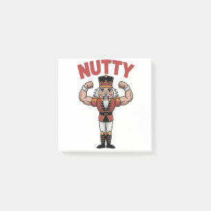 Notas Post-it® Cascanueces divertido de Navidad Fitness natural d